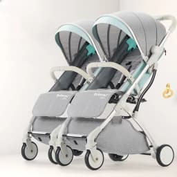 Twins baby stroller, can sit or lie down Portable folding baby stroller Detachable Double stroller baby carriage