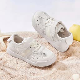 Dave Bella Girls Mesh Board Shoes Summer Breathable Casual Fashion Cool Children Beige Sports Shoes Outdoor Sandals DB2261476