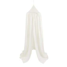 Kids Bed Canopy Cotton Linen Cover Net Baby Crib Reading Nook Curtain Nursery Room Decor Hideaway Hanging Round Tent