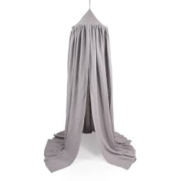 Kids Bed Canopy Cotton Linen Cover Net Baby Crib Reading Nook Curtain Nursery Room Decor Hideaway Hanging Round Tent