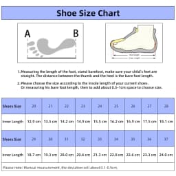 Princepard Kids Orthopedic Shoes, Arch Support Corrective Sneakers for Girls and Boys Correct Flat Feet and Tiptoe Walking