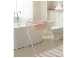 Galzerano Acqua Trio Rosé Baby Bathtub with Stand, 20kg