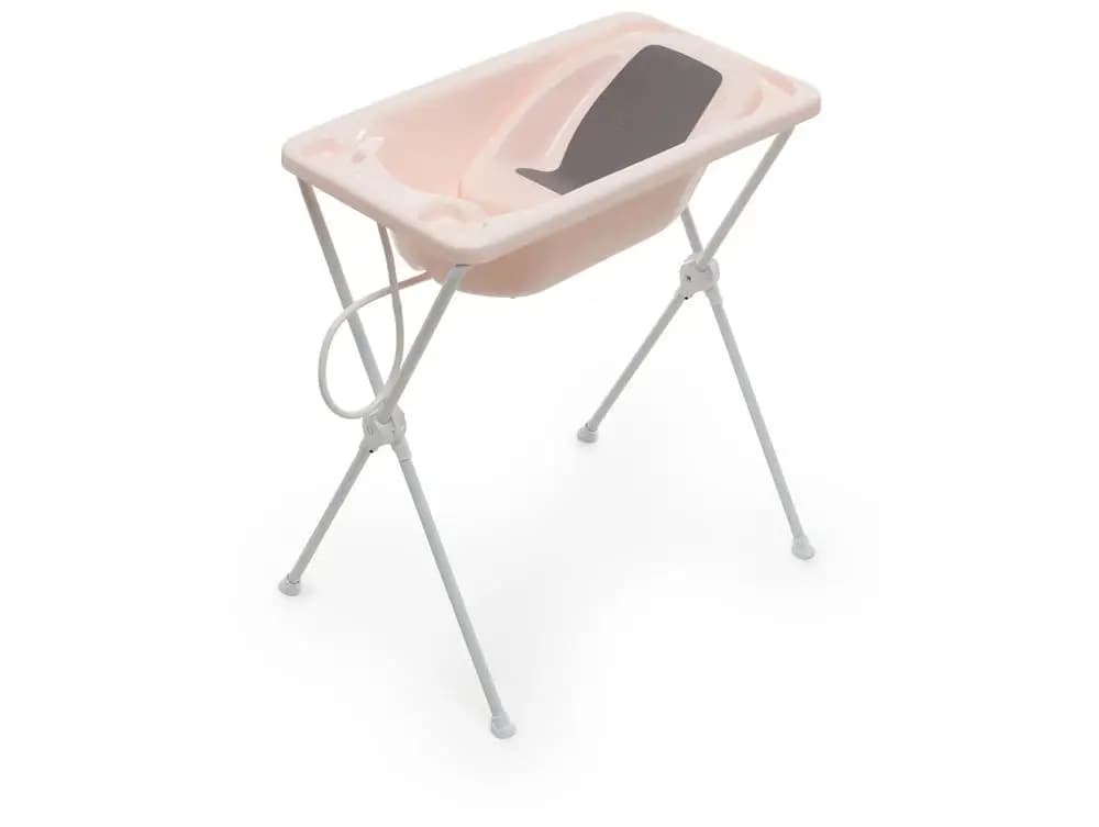 Galzerano Acqua Trio Rosé Baby Bathtub with Stand, 20kg