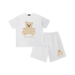 Boys' sportswear set summer new design 100% pure cotton children's T-shirt short sleeved+shorts two-piece set