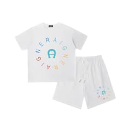 Boys' sportswear set summer new design 100% pure cotton children's T-shirt short sleeved+shorts two-piece set