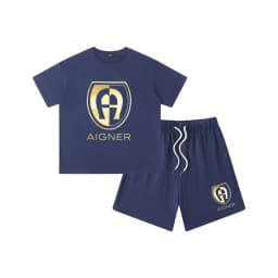 Boys' sportswear set summer new design 100% pure cotton children's T-shirt short sleeved+shorts two-piece set
