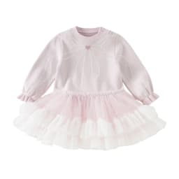 Dave Bella Autumn Spring Sweater Mesh Dress Girls Long Sleeves Party Princess Dress Children's Birthday Clothes DB1260665 