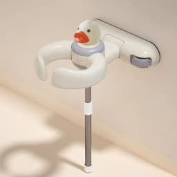 No Drill Wall Mounted Foldable Baby Bath Seat Suction Cup Infant Safe Bathing Support Bathroom Shower Stand Rack for Kids Toddle