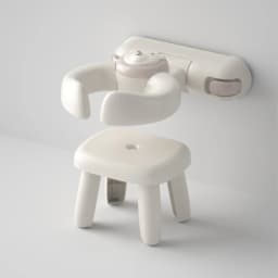 No Drill Wall Mounted Foldable Baby Bath Seat Suction Cup Infant Safe Bathing Support Bathroom Shower Stand Rack for Kids Toddle