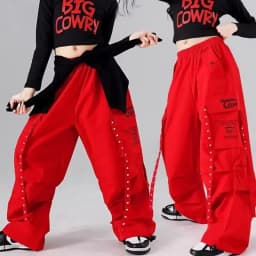 Girls Hip Hop Crop Top Colorful Cargo Pants Children Costumes Kids Streetwear Jazz K-pop Street Dance Girl Group Clothes Sets