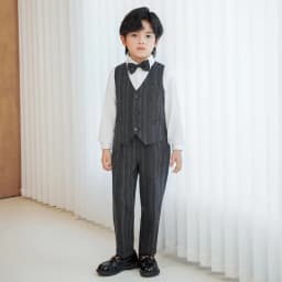 OLEKID New Children Boys Striped Suit Formal Elegant Handsome Boys Suit Kid Blazer Vest And Pants 4/5Pcs Suit 1-10Y Boy Costume