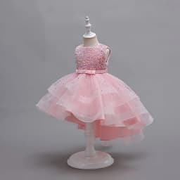 Summer Sequins Bow Party Dress For Girl Christmas Costume Elegant Wedding Princess Girls Dresses Lace Birthday Prom Gown Evening
