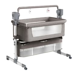 Electric Baby Cradle Bassinet Crib Cot Sleeper Bed Baby Bed Infant Bed Newborn Bed Baby Swing Rocking Bed Infant Swing Bassinet Bluetooth Music Player Remote Control Timer Adjustable Speed Foldable Portable Nursery Bed Quiet Motor Soft Mattress Safety