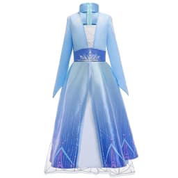 Muababy Fairy Tale Princess Gown for Girls Holiday Party Costume Halloween Carnival Outfit Kids Aurora Elsa Style 2-8Y Vestido