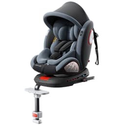 Baby Car Seat ISOFIX 360 Rotating Child Safety Seat for 0-12 Years Car Seat Baby Newborn Infant Toddler Child Car Seat Reclining Forward Reverse Mounting Five Point Belt Side Impact Protection Adjustable Headrest Support Leg Kids Car Seats Booster