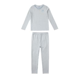 AP SS26 gingham plaid cotton pajamas children girl boy casual homewear dress set romper family matching clothing