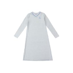 AP SS26 gingham plaid cotton pajamas children girl boy casual homewear dress set romper family matching clothing