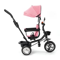 Tricycle, scalable, baby Trike, baby stroller, child 5 years, 9 months, foldable, practical accessories, Green/pink/black/red/blue/gray