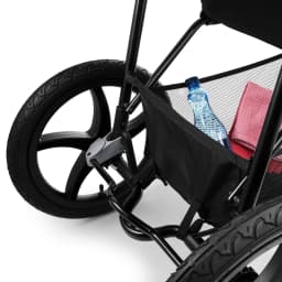 Moby-System Children's Trolley Mountain Running Walk Off-Road Large Pumping Wheels 0M + Folding 5-Point Belts