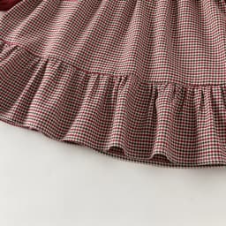 Dave Bella Girls Plaid Dresses Autumn Fake Two Piece Dress Spring Princess Elegant Children One-piece Clothing Fashion DB3262683