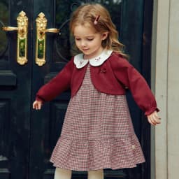 Dave Bella Girls Plaid Dresses Autumn Fake Two Piece Dress Spring Princess Elegant Children One-piece Clothing Fashion DB3262683