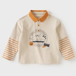 Dave Bella Boys Spring Autumn Polo T-shirt Casual Long Sleeve Fake Two-pieces T-shirt Kids Boy Outdoor Shirt Top DB3262563