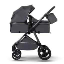 B.Childhood Infant Pushchair Spacious 2 in 1 Stroller Carriage, High View Design, Two-Way Seat, Adjustable Handle Pram for Park Walking