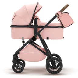 B.Childhood Infant Pushchair Spacious 2 in 1 Stroller Carriage, High View Design, Two-Way Seat, Adjustable Handle Pram for Park Walking