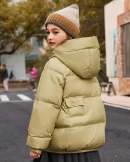 UNITIM 2026 Winter Down Jacket For Girl 90% White Duck Down Hooded Thick Warm Teenage Girl Outwear Coat 5-16 Years Kids Parkas