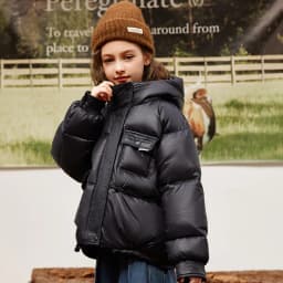 UNITIM 2026 Winter Down Jacket For Girl 90% White Duck Down Hooded Thick Warm Teenage Girl Outwear Coat 5-16 Years Kids Parkas