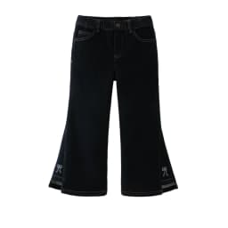 Dave Bella Autumn Spring Girls Bootcut Velvet Jeans Fashion Elastic Waist Denim Pants Kids Party Embroidery Trousers DK3262890
