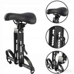 Quick Release Front Child Bike Seat for Mountain Bike – 2-5 Years Detachable Kids Carrier, Top Tube Mount, 22.5kg Capacity