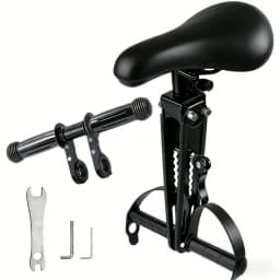 Quick Release Front Child Bike Seat for Mountain Bike – 2-5 Years Detachable Kids Carrier, Top Tube Mount, 22.5kg Capacity