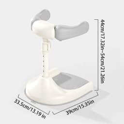 Baby Standing Shower Stand Foldable Bathing Device Baby Bath Stand Support Adjustable Household Bath Rack for Kids Boys Girls