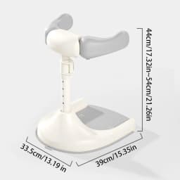 Baby Standing Shower Stand Foldable Bathing Device Baby Bath Stand Support Adjustable Household Bath Rack for Kids Boys Girls
