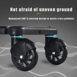 Stroller Board Buggy Board With Wheel For Riding, Sitting & Standing Pram Board, Stroller Adapter, 25kg Load, For 2-6 Years Second Child