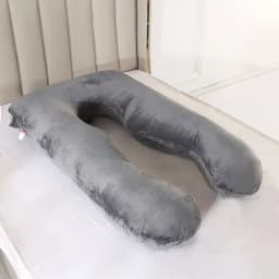 U Shaped Pregnancy Pillow Full Body Maternity Support Cushion Soft Fleece For Side Sleepers Lumbar Abdominal Back Sleeping Support
