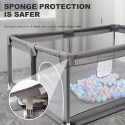 Children's Playpen Multifunctional Baby Playpen Playground for Babies Kids' Fence with Gifts Multiple Modes Fence for Small to Large