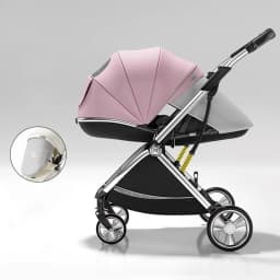 2025 New Lightweight Baby Stroller High View Baby Stroller,foldable,two-way Seat,with Mosquito Net Shock-absorbing Baby Stroller