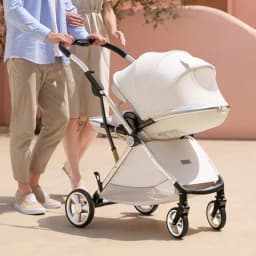 2025 New Lightweight Baby Stroller High View Baby Stroller,foldable,two-way Seat,with Mosquito Net Shock-absorbing Baby Stroller