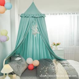Hung Dome Mosquito Net for Baby Children Crib Bed Tent Girls Kids Bedding Living Room Decor Corner Canopy Tent Mosquito Net Bebe