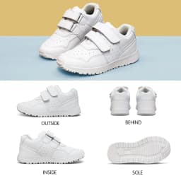 Ortoluckland Kids Shoes Girl Child White Sneakers Toddler Orthopedic Tipsietoes Running Footwear Kindergarten Baby Bootie 4Year