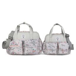 LEQUEEN 2pcs Mama Tote Bag Multi-functional Maternity Mommy Large Capacity Bag Baby Nappy Organizer Stroller Bag Diaper Handbag