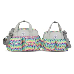 LEQUEEN 2pcs Mama Tote Bag Multi-functional Maternity Mommy Large Capacity Bag Baby Nappy Organizer Stroller Bag Diaper Handbag