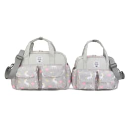 LEQUEEN 2pcs Mama Tote Bag Multi-functional Maternity Mommy Large Capacity Bag Baby Nappy Organizer Stroller Bag Diaper Handbag