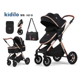 2in1 Newborn Baby Stroller, High Landscape Baby Stroller, Multifunctional Baby Stroller, Safe and Convenient, Can Sit or Lie Dow
