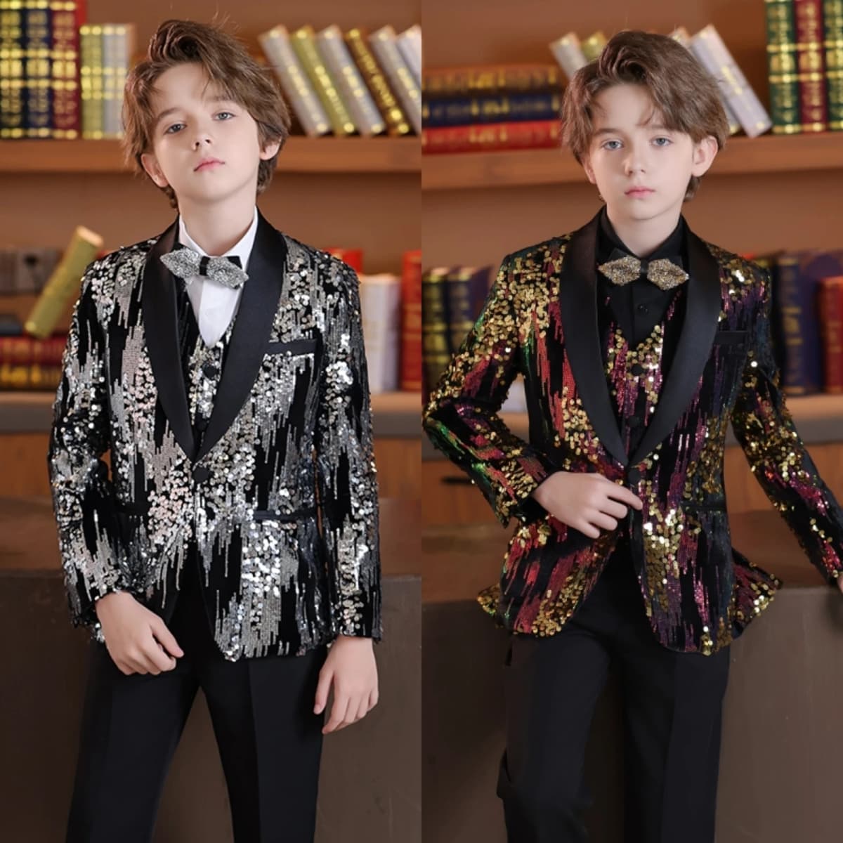 Boys Suit Set for Wedding suit Formal Suit For Boy Classic Tuxedo Children Dresses Korean Suits Piano Performance Costume