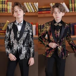 Boys Suit Set for Wedding suit Formal Suit For Boy Classic Tuxedo Children Dresses Korean Suits Piano Performance Costume
