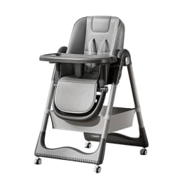 PANGDUBE Adjustable Baby High Chair 0-3 Years Foldable Toddler Dining Seat with Tray Reclining Feeding Chair Baby Dinner Chair