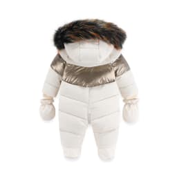 Winter Baby Ski Suit Thicken Infant Clothing Set Plus Velvet Baby Jumpsuit Waterproof Boy Jacket Warm Kids Overalls 0-24 Months